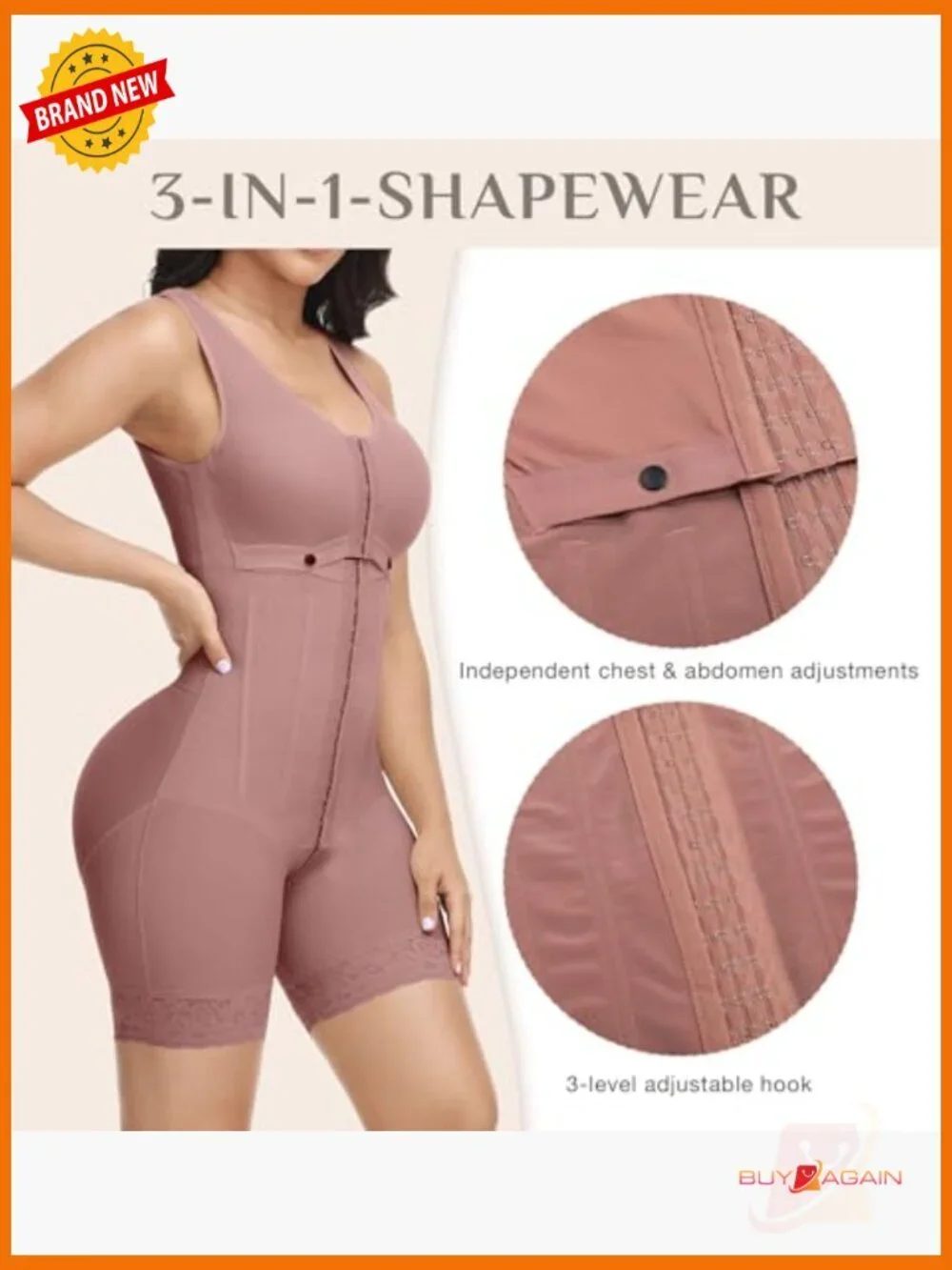 Fajas Colombianas Shapewear Bodysuit Tummy Control Postpartum